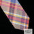 Rooster Rainbow Necktie in Handwoven Cotton Indian Madras Plaid USA