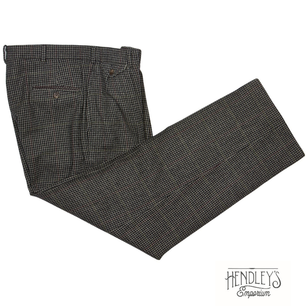 Vintage Polo Ralph Lauren Checkered Pants Mens 32x30 Gray Houndstooth