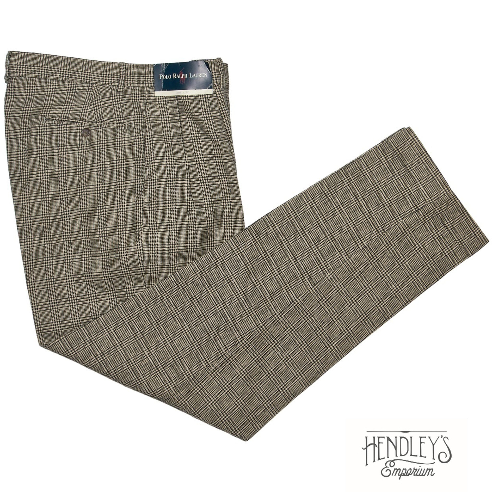 Vintage 90s NWT Polo Ralph Lauren Summer Pants Men 31x32 Linen Cotton