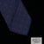 Geoff Nicholson Blue Tie Crimson Micro Dots Wool-Silk Italy 57 x 3 1/4