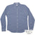 Gant RUGGER Checkered Shirt M in Azure Blue Gingham Cotton Button-Down