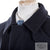 Polo Ralph Lauren Mens Navy Blue Wool Blend Overcoat M Pockets