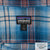 Patagonia Mens Plaid Shirt S in Blue Red Plaid Cotton Flannel Spread