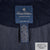 Brooks Brothers Mens Bomber Jacket L in StormSystem Navy Blue Wool