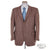 Vintage 60s Harris Tweed Herringbone Blazer 44 R in Rust Brown Wool ITALY