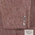 Vintage 60s Harris Tweed Herringbone Blazer 44 R in Rust Brown Wool ITALY