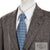Vintage 70s Brooks Brothers Herringbone Blazer 42 R Brown Wool Tweed
