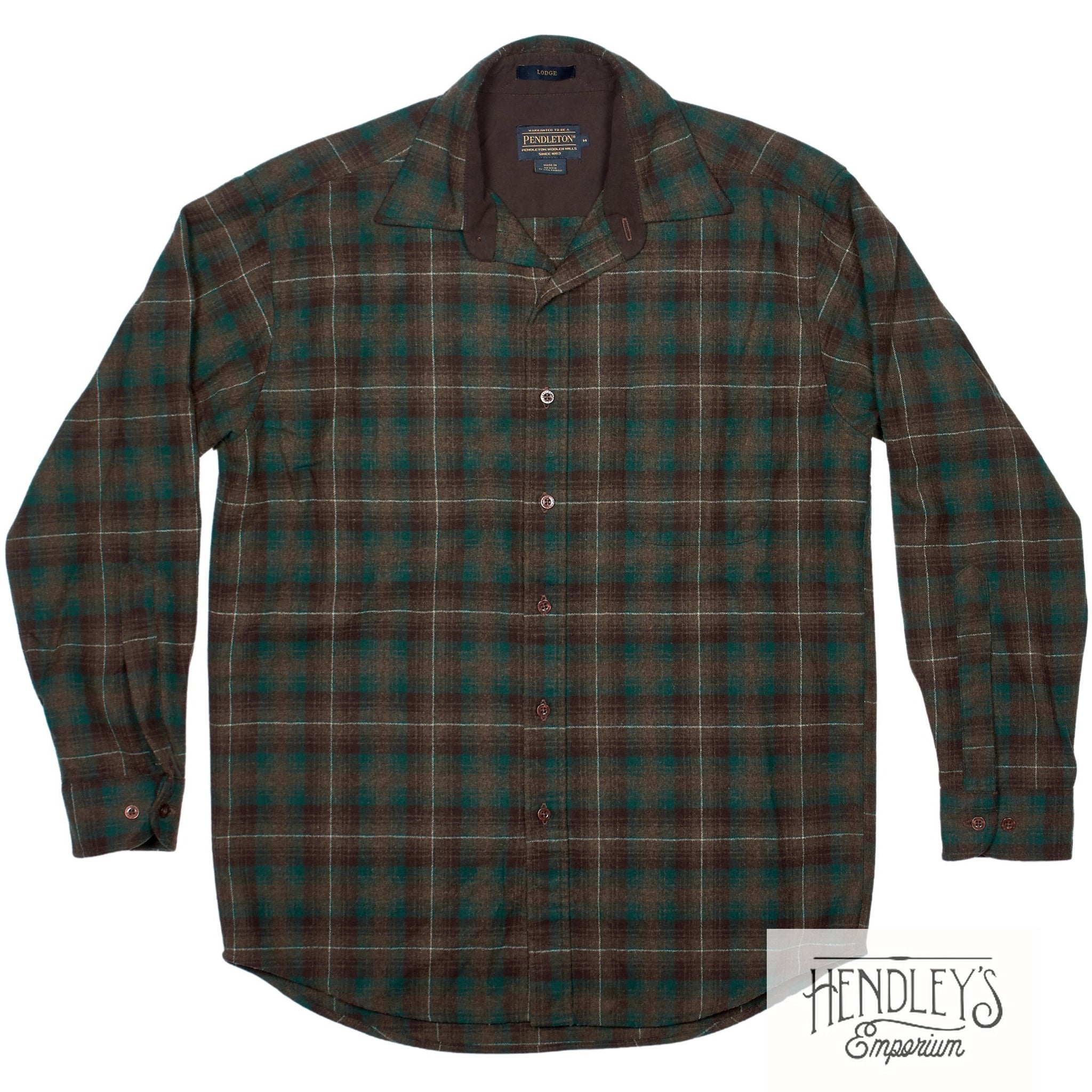 Pendleton Wool Flannel Shirt M 