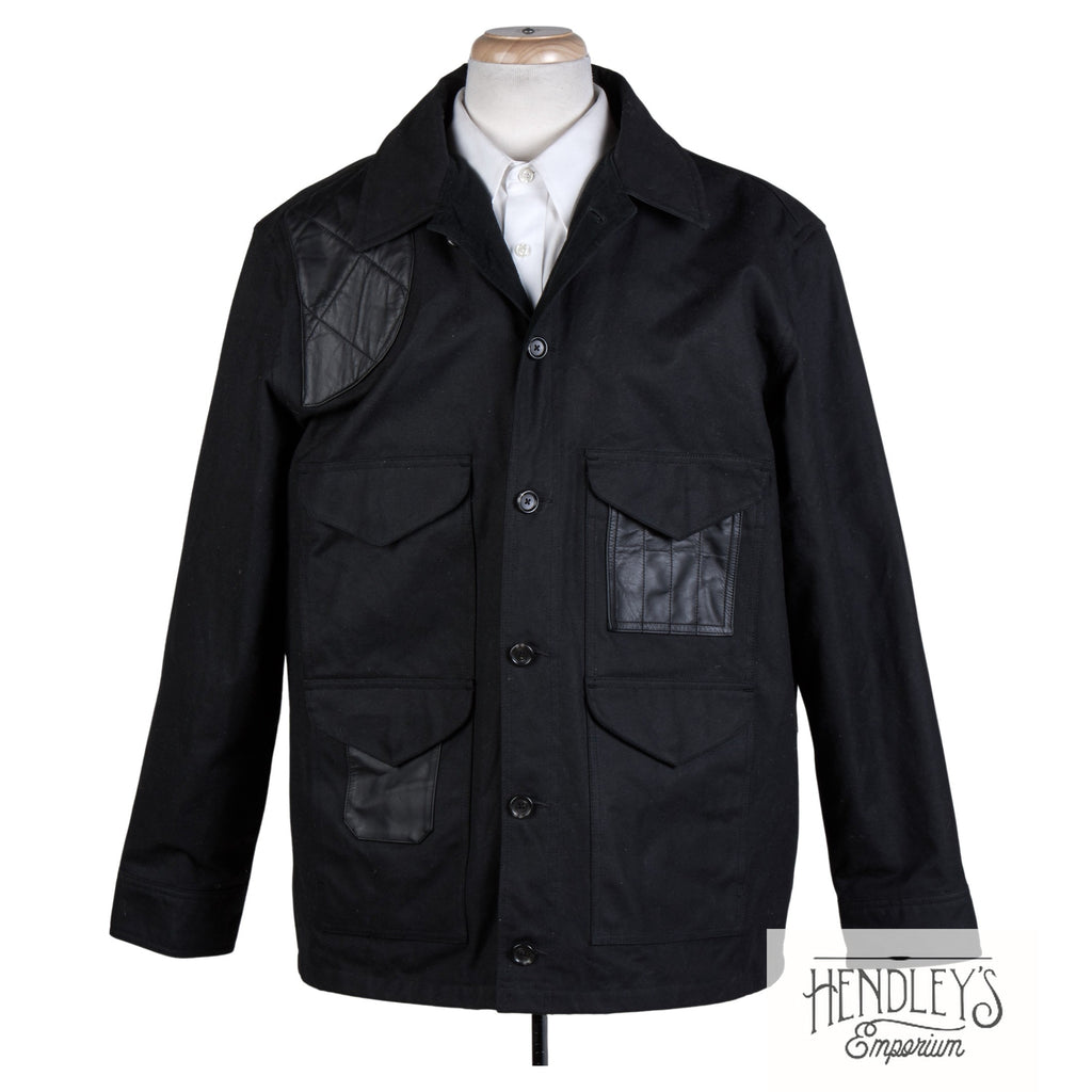 Polo Ralph Lauren Oiled Cotton Shooting Jacket XL in Black Tin Cloth