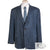 Brooks Brothers Madison 1818 Sport Coat 46R Slate Blue Silk-Wool Plaid