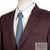Kent & Curwen Blazer 40R in Plum Purple Wool-Cashmere Modern ITALY
