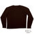 Huntsman & SONS V-Neck Sweater L in Heathered Bark Brown Merino Wool