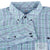 Barbour Beacon Light Blue Shirt XL in Sky Navy Grass Plaid Cotton